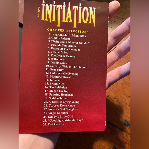 “THE INITIATION” (1983) HORROR MOVIE ORIGINAL ANCHOR BAY DVD RELEASE FROM 2002! - Picture 8 of 12